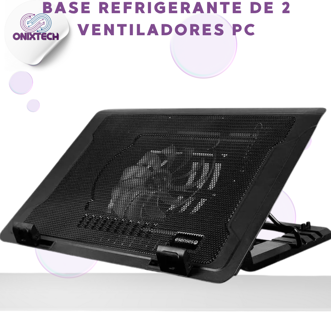 BASE REFRIGERANTE DE 2 VENTILADORES PC